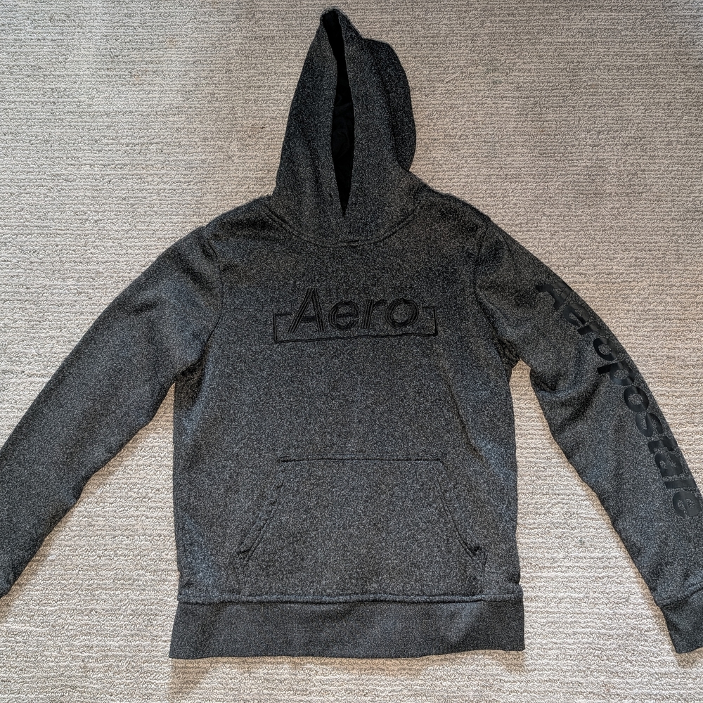 Aeropostale Charcoal Gray Hoodie for Men